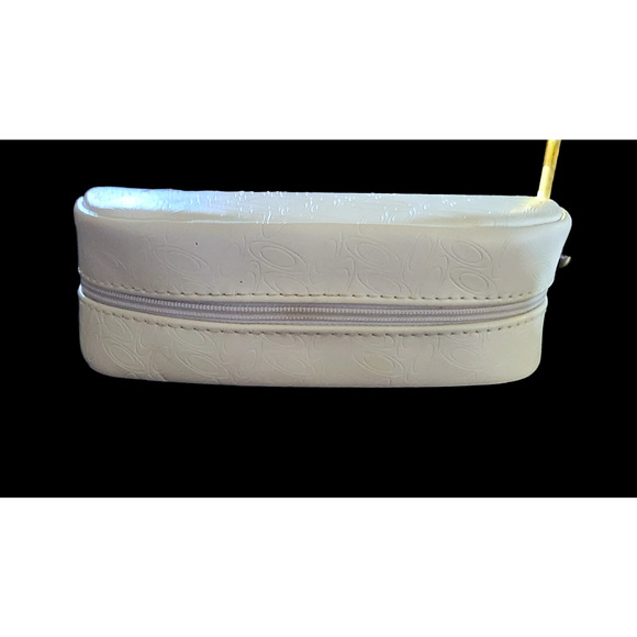 Oakley Sunglasses Glass Case Only White Strap Handle Zip - Picture 5 of 8